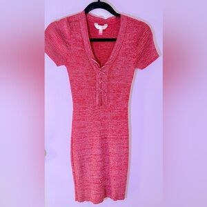 No Boundaries Red Mini Dress